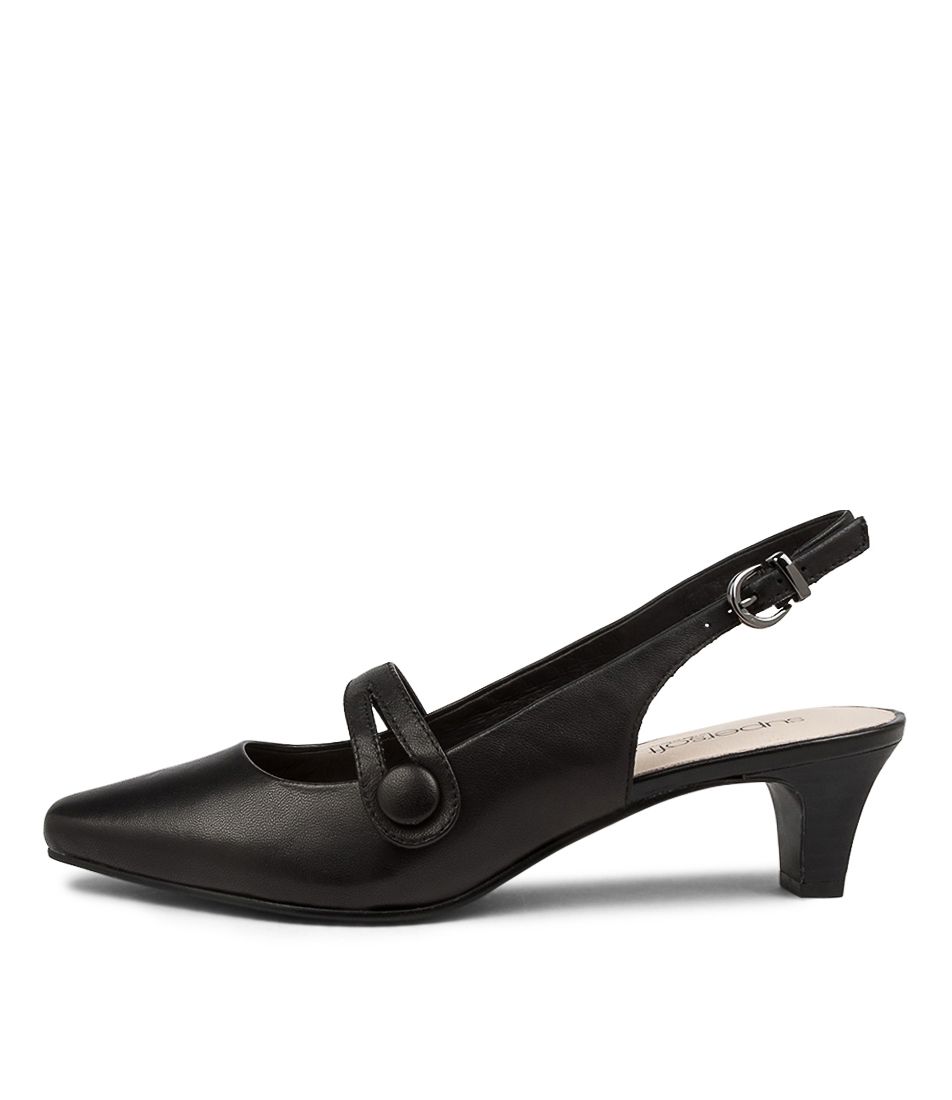 LONIAH BLACK LEATHER