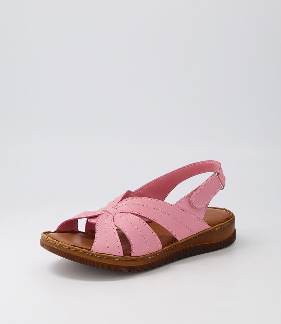Kaif Rose Leather Sandals