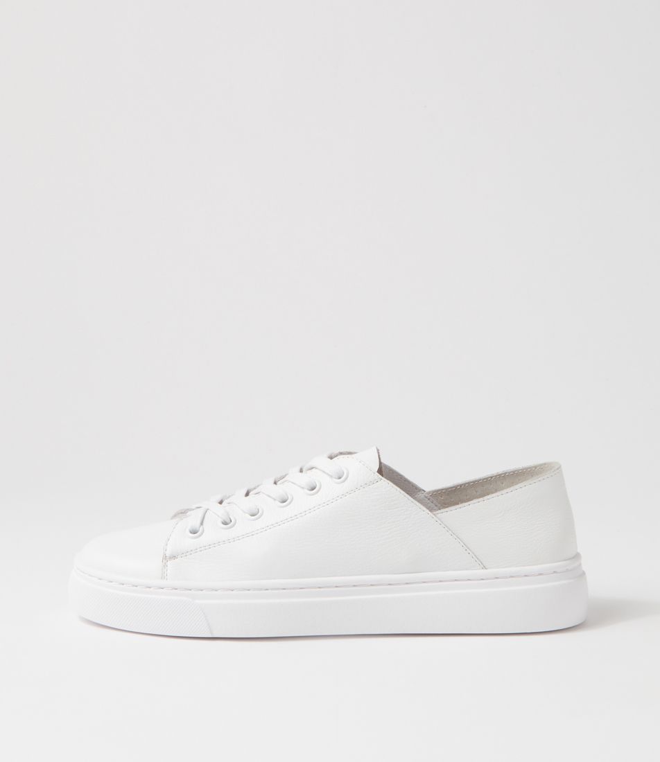 Oaks White Leather Sneakers