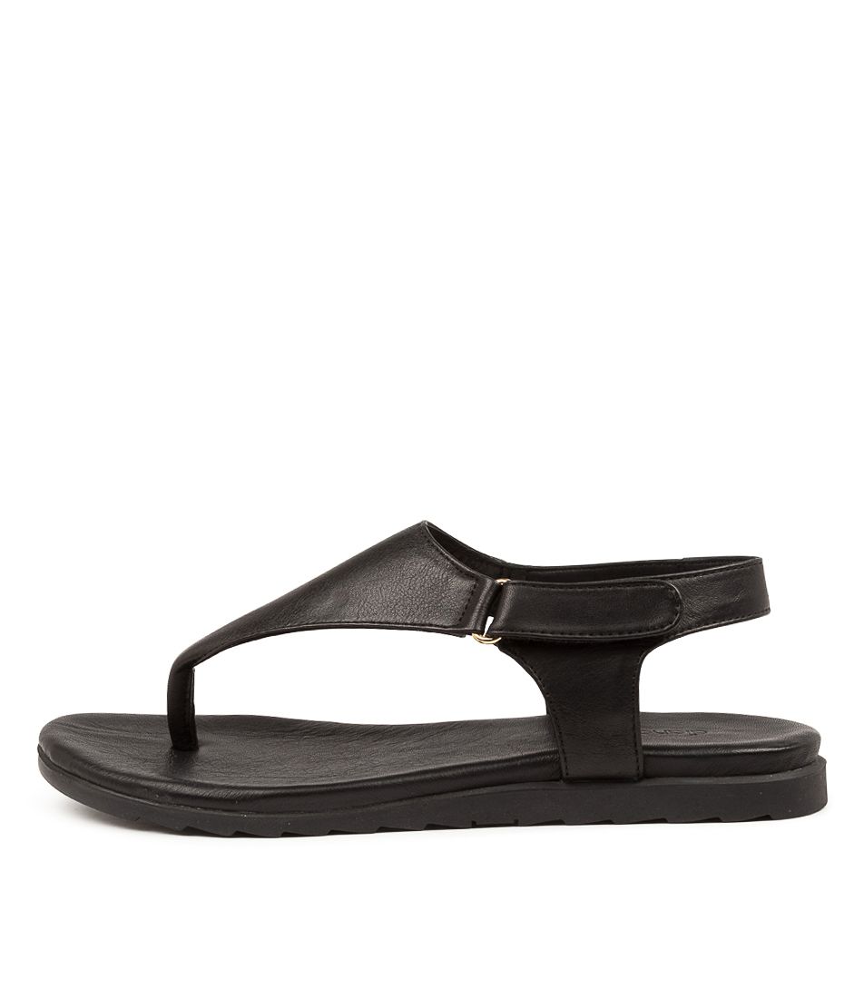 RESTED DF BLACK BLACK SOLE LEATHER