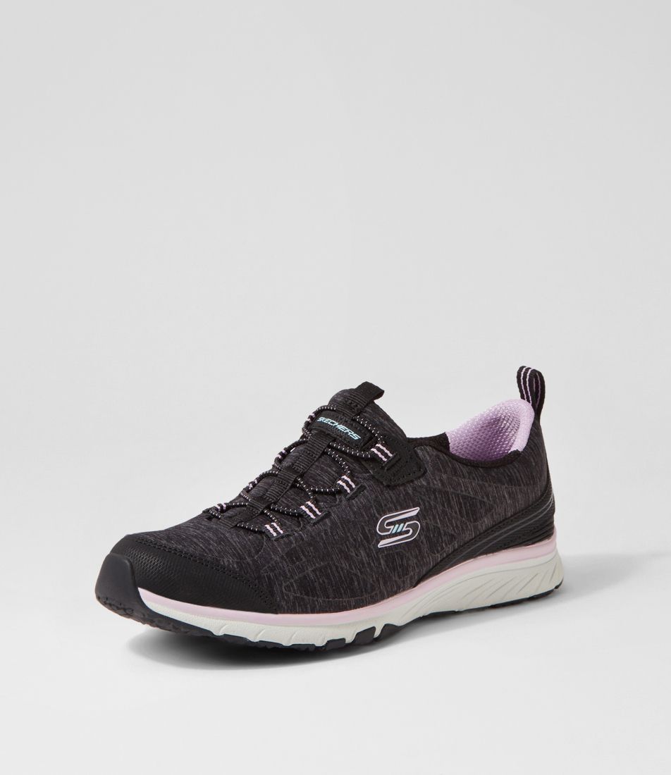 Gratis Sport Black Lavender Textile Sneakers