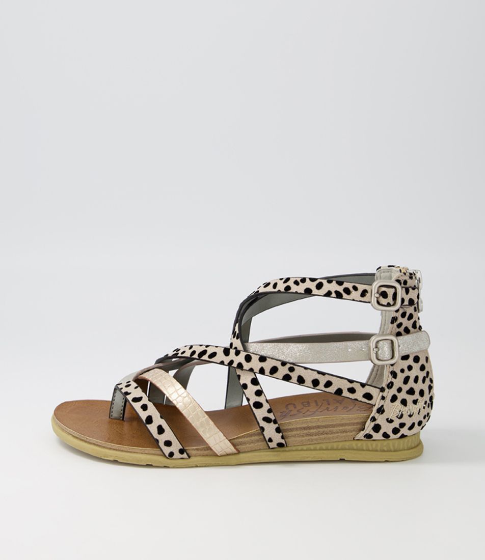 Brock GOLD-LEOPARD Multi Sandals