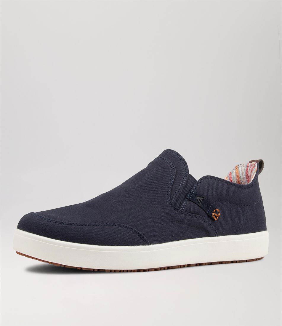 Nano Navy Canvas Sneakers