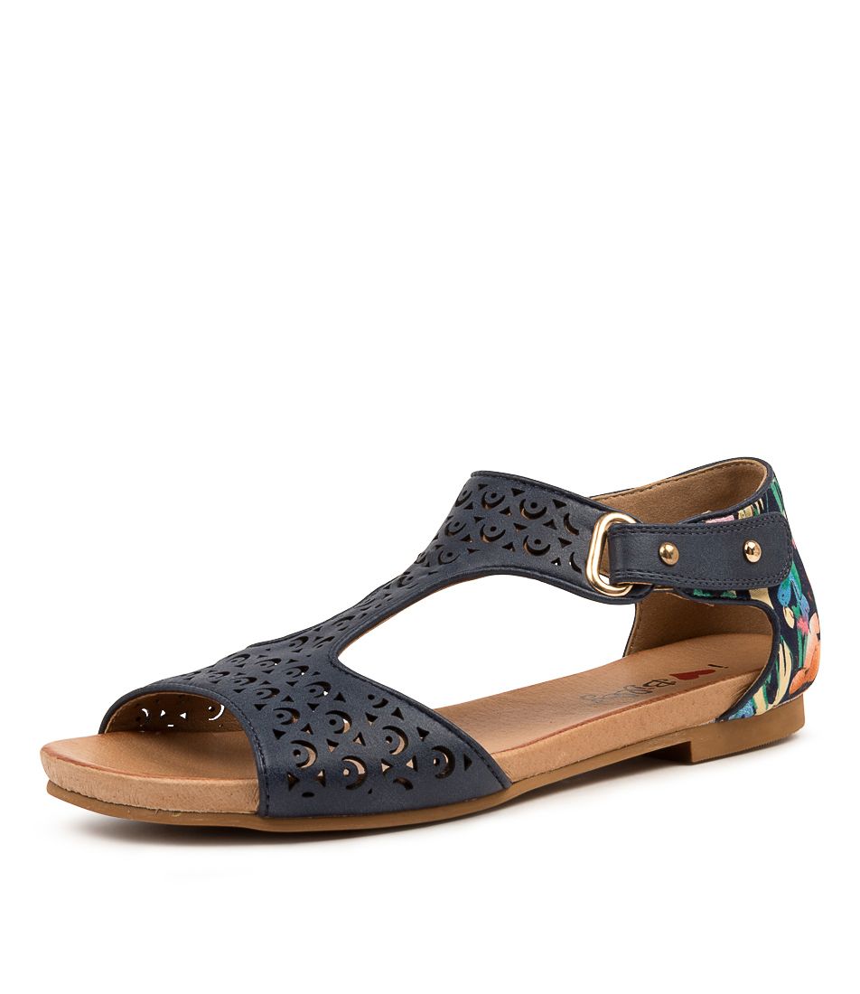 RAFF NAVY-NAVY PRINT