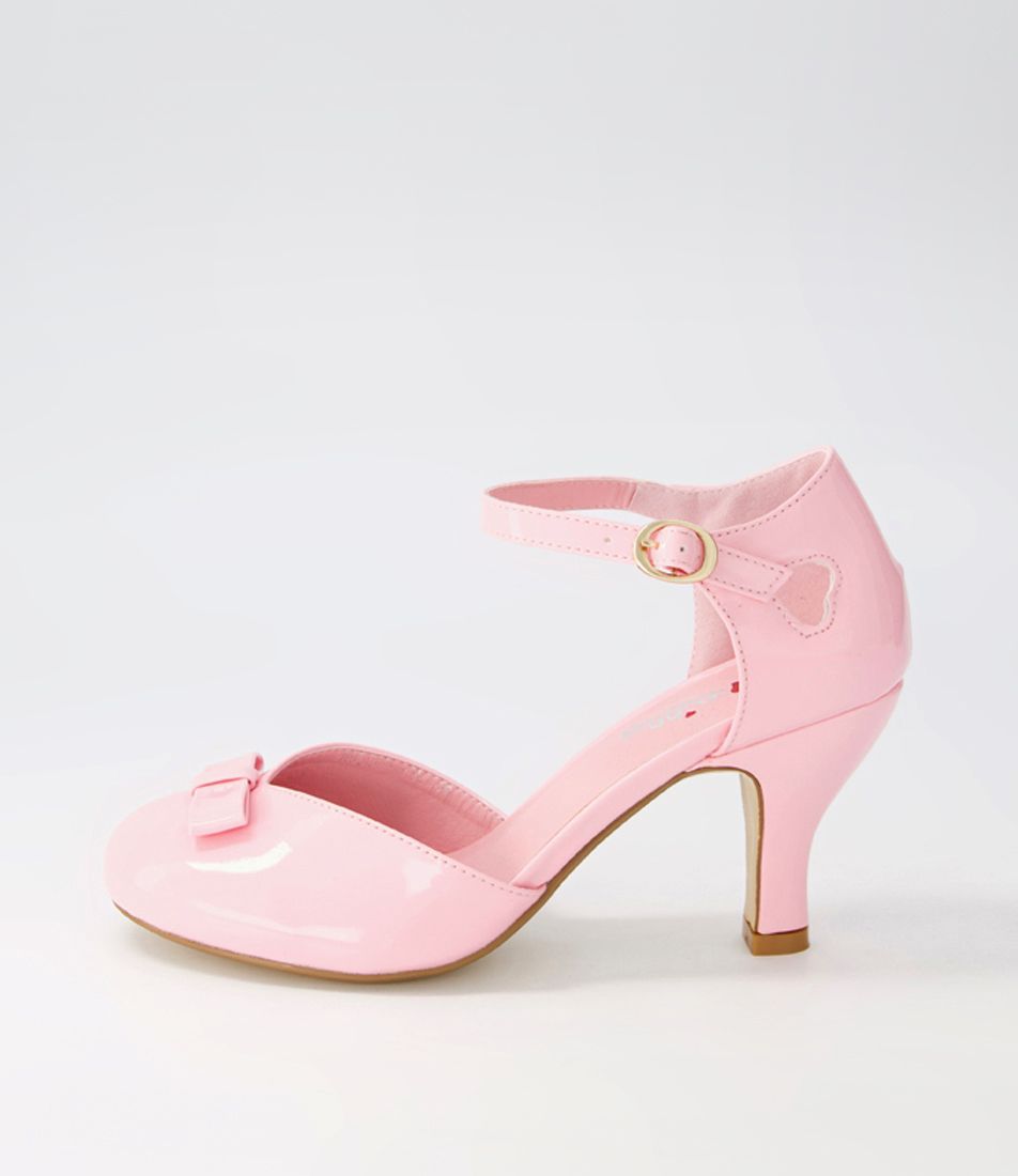 Moore Pink Patent Pu Heels