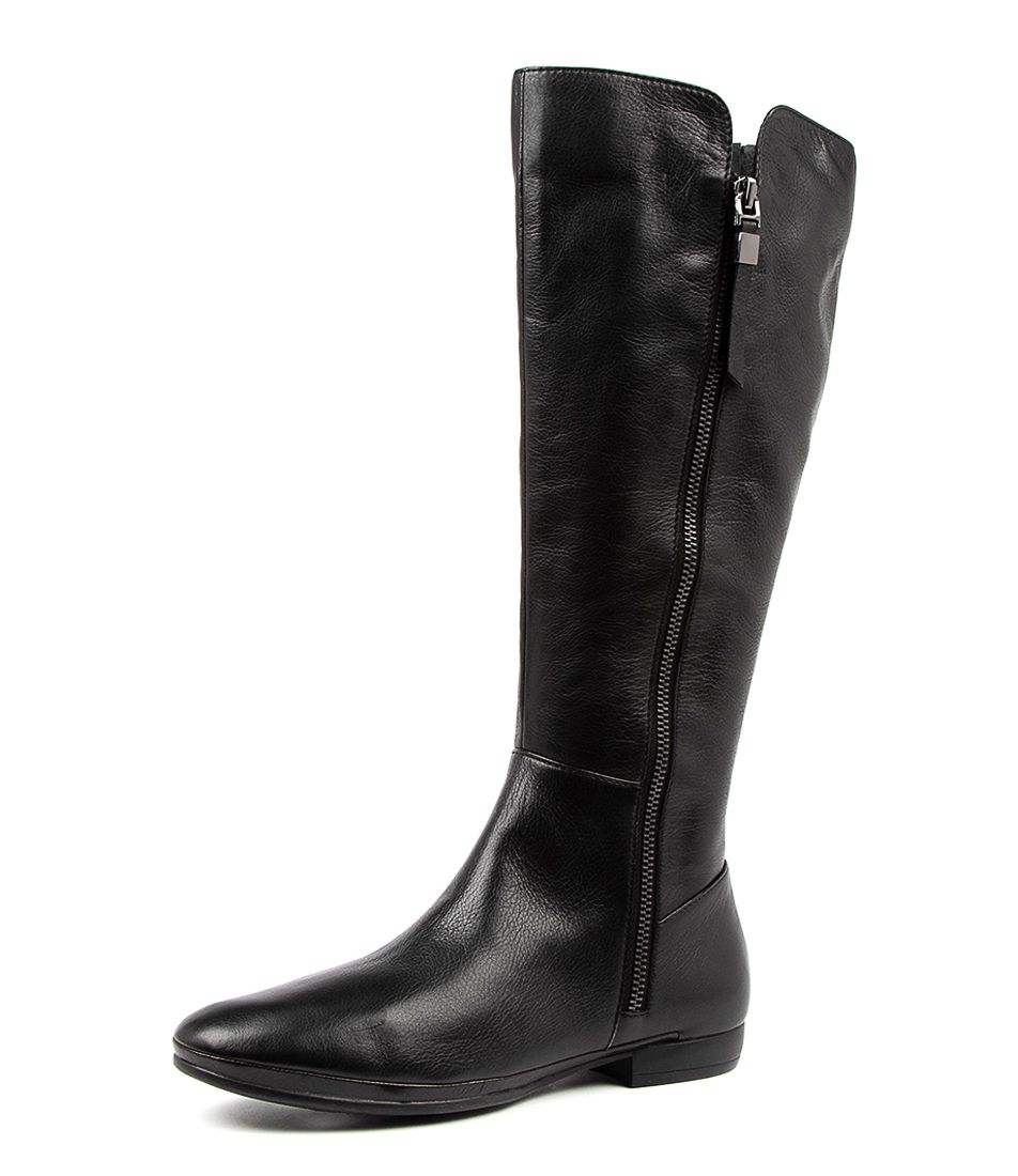 OMINDY BLACK LEATHER