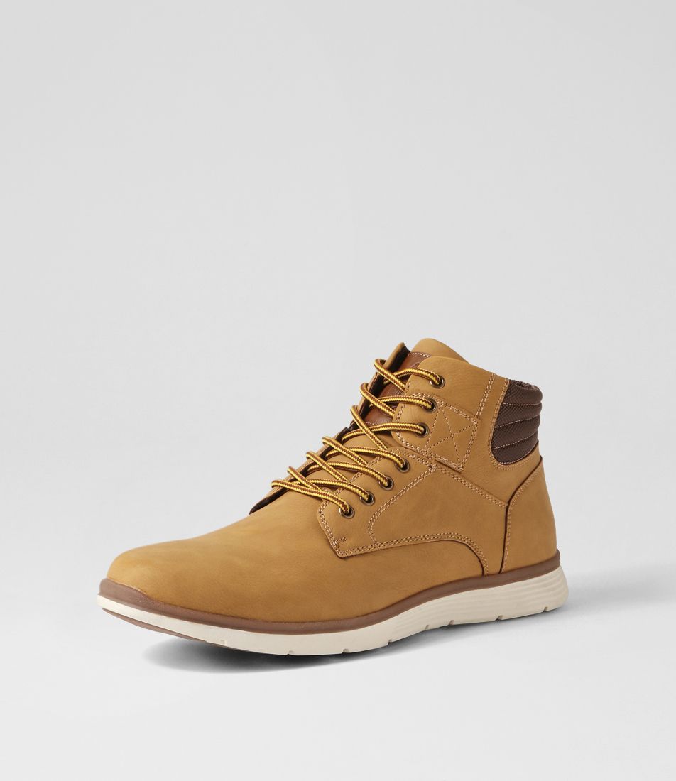 Iowa Camel Lace Up Boots