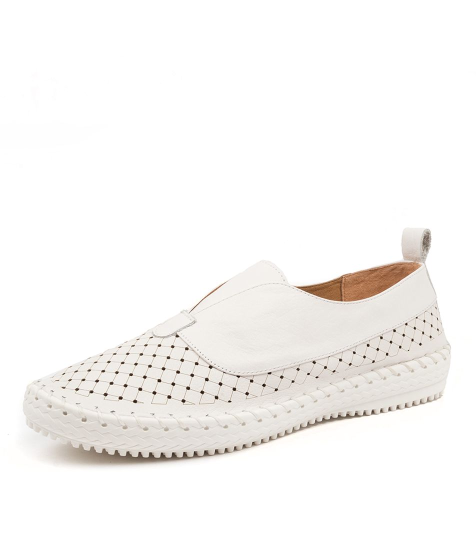 WESLEE WHITE LEATHER