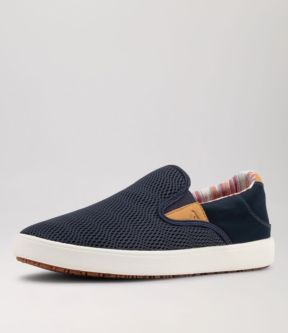 Neys Navy Mesh Sneakers