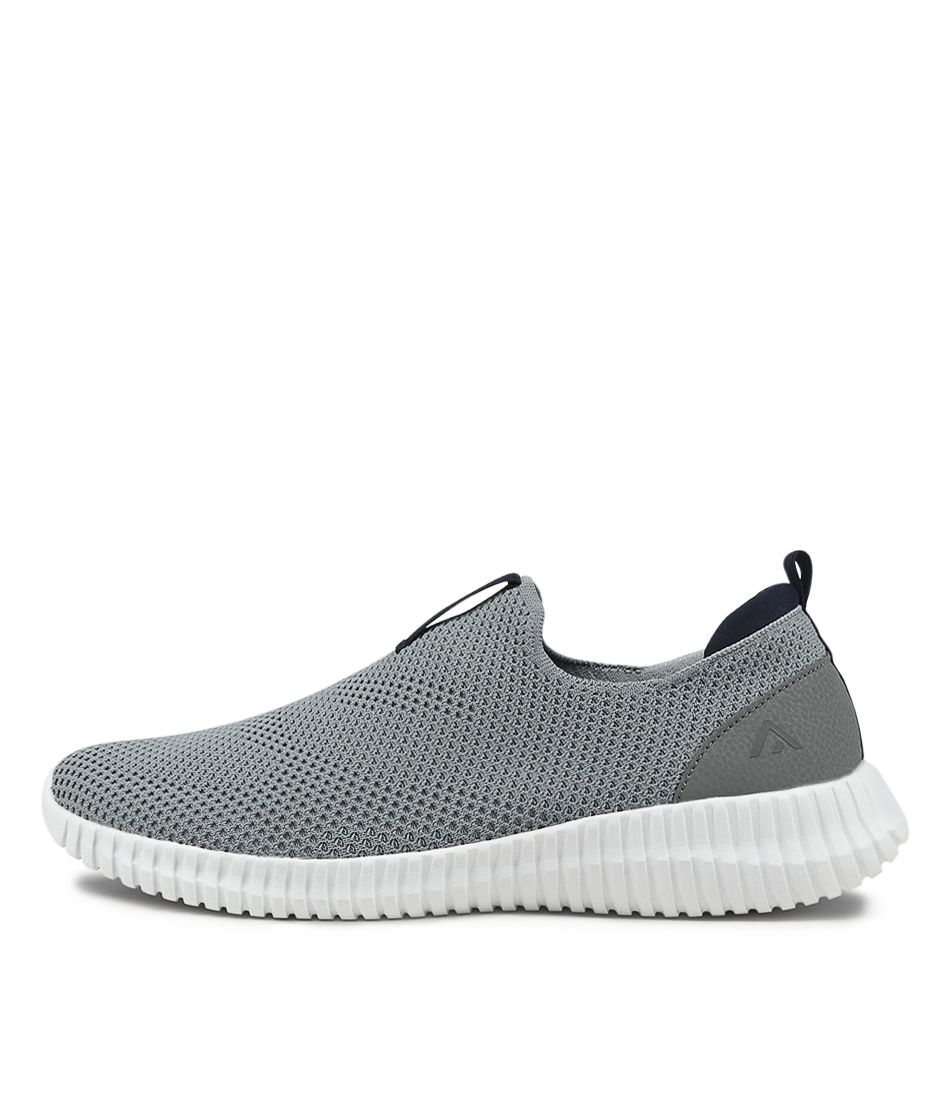 Orbit Grey Mesh Sneakers