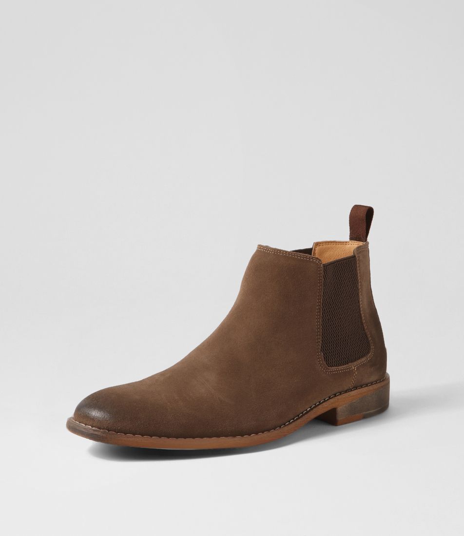 Eyre Marron Suede Chelsea Boots