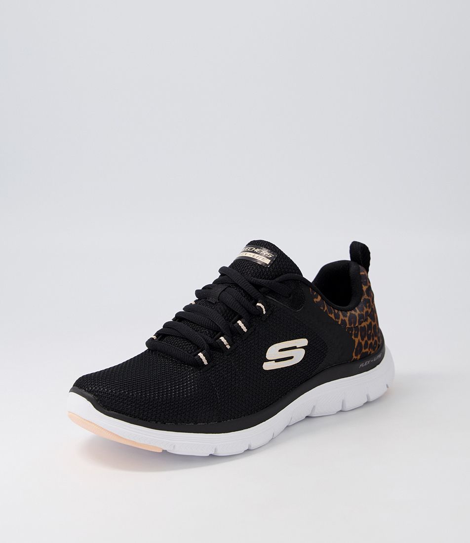 Flex Appeal 4.0 Black Leopard Sneakers