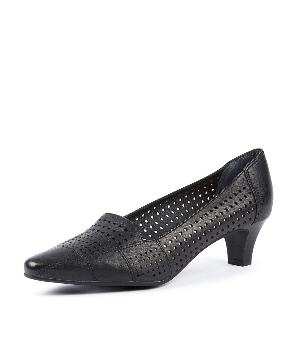 LADORA BLACK LEATHER