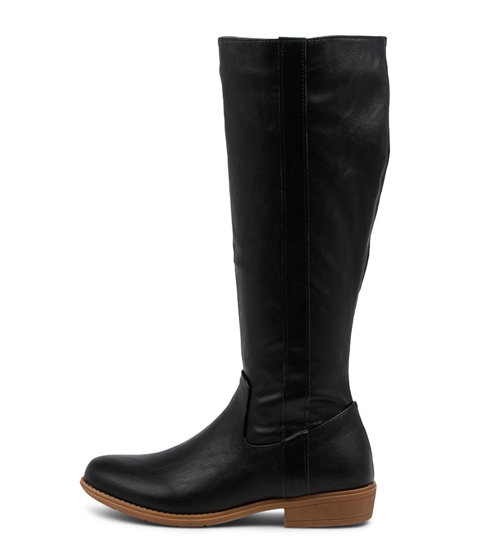 Ranin Black Knee High Boots