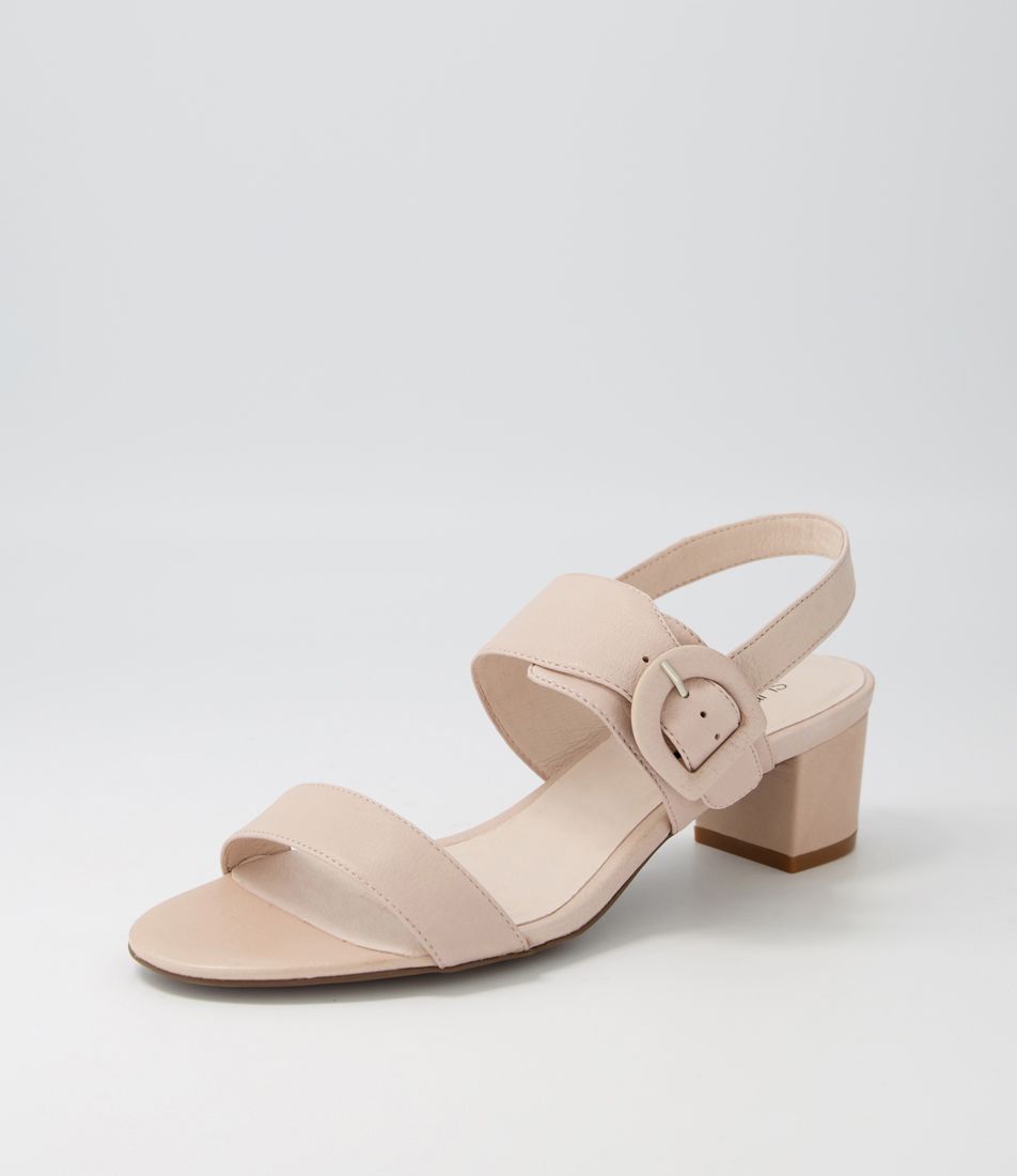 Cassin Dark Nude Leather Sandals