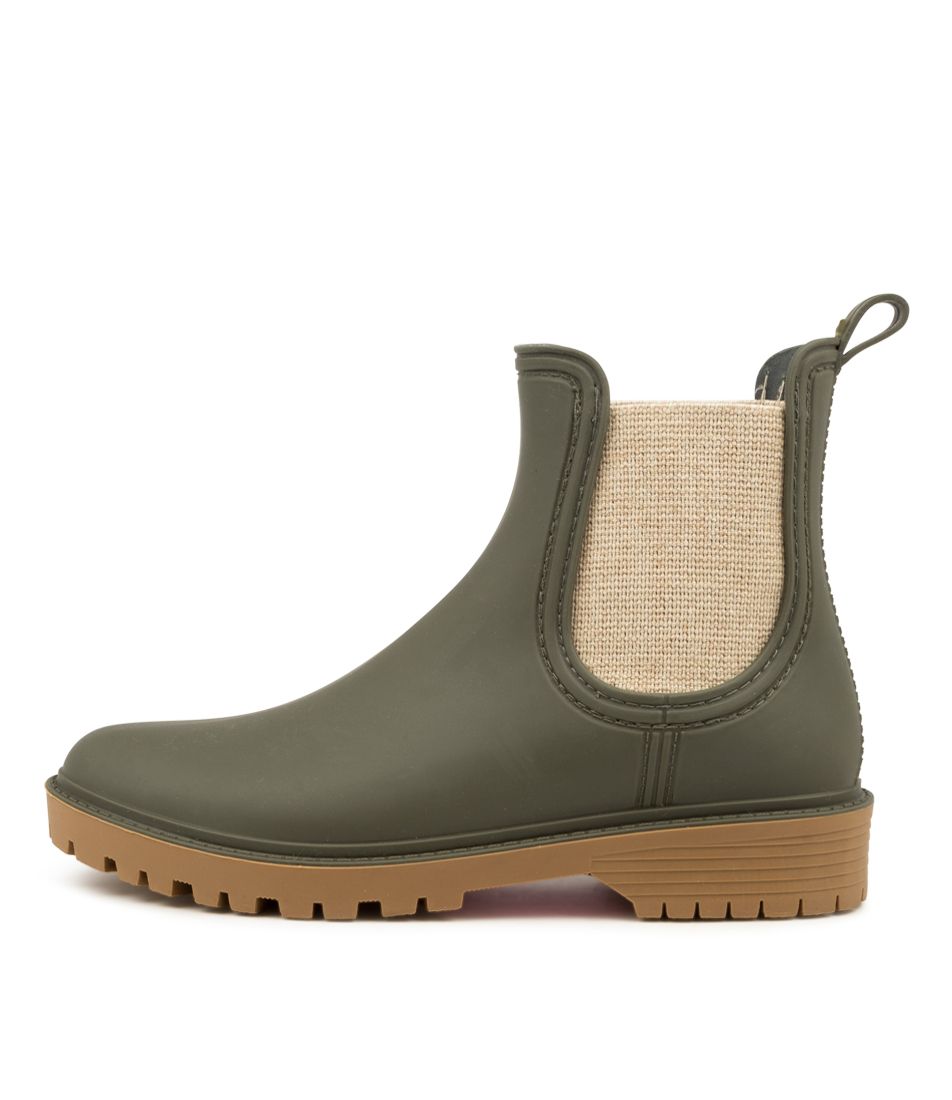 LAURINA OLIVE GUMBOOT