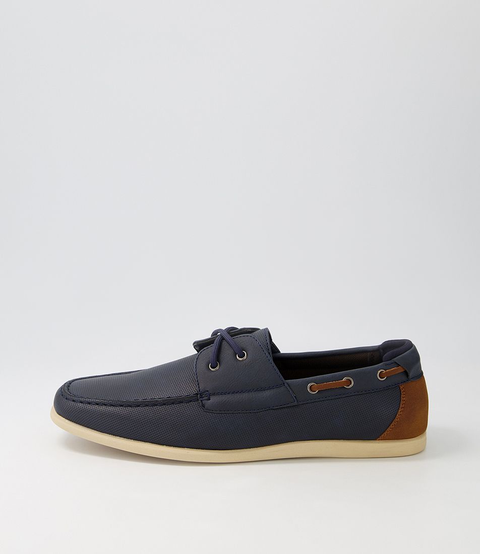 Langford Navy Boat Shoes
