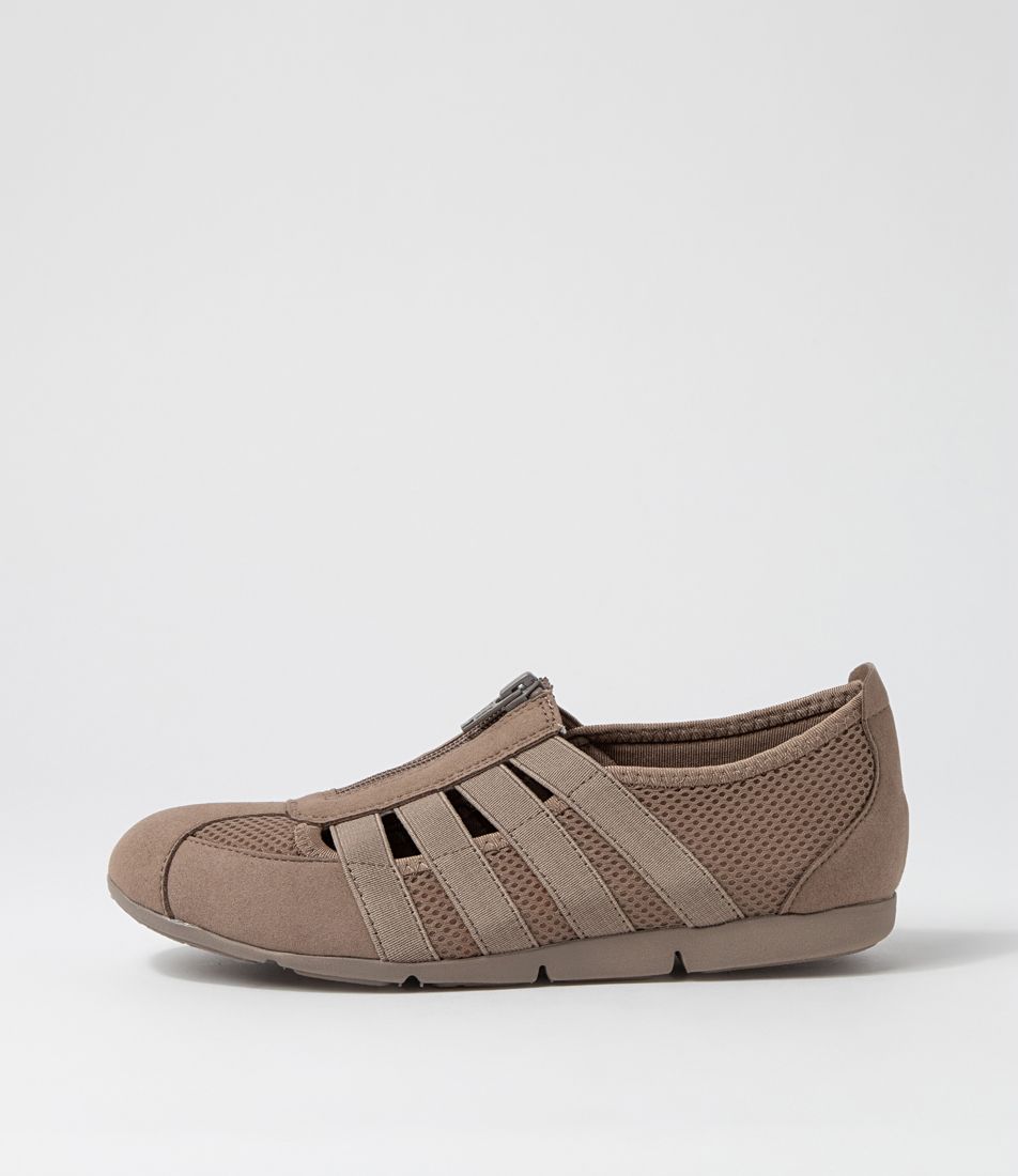 Scottie Taupe Mesh Sneakers