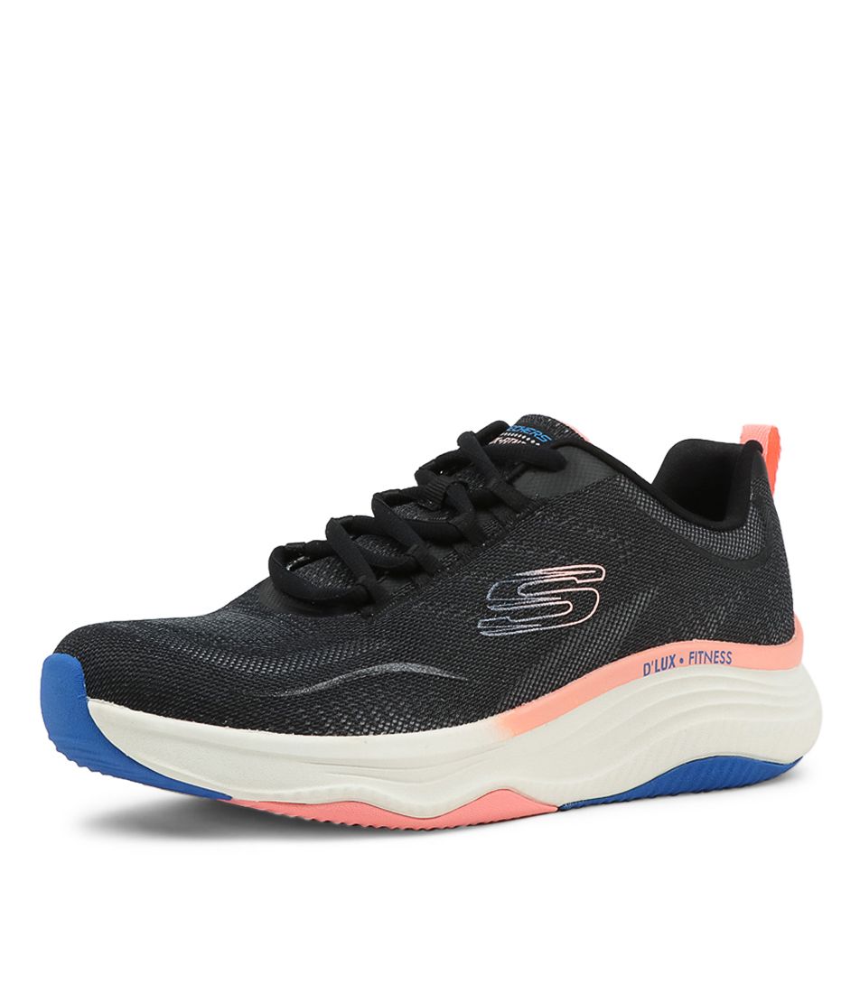 D'Lux Fitness Black Multi Mesh Sneakers