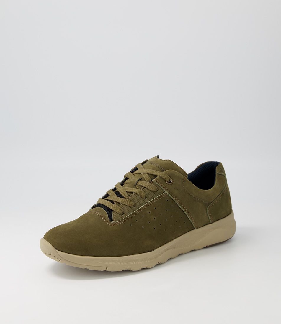 Mollard Khaki Nubuck Sneakers