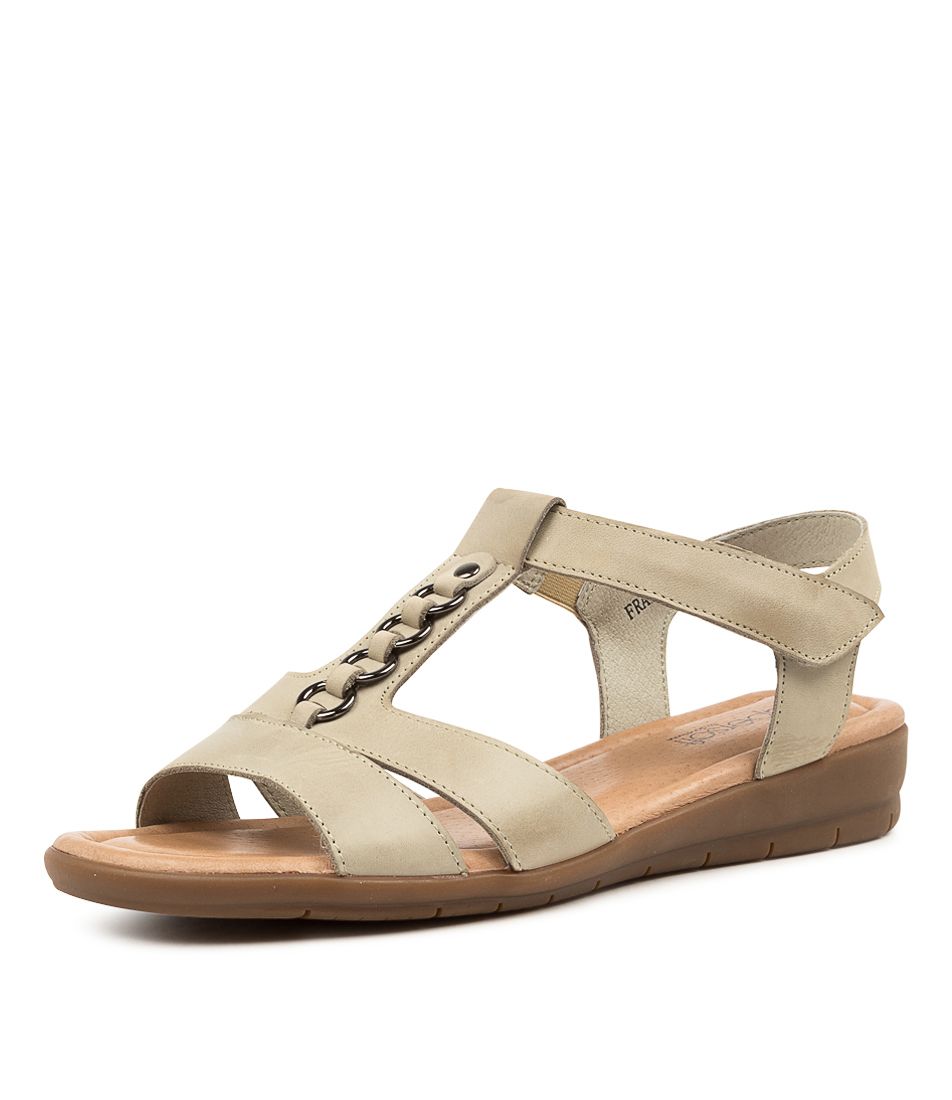 FRANKIE KHAKI LEATHER