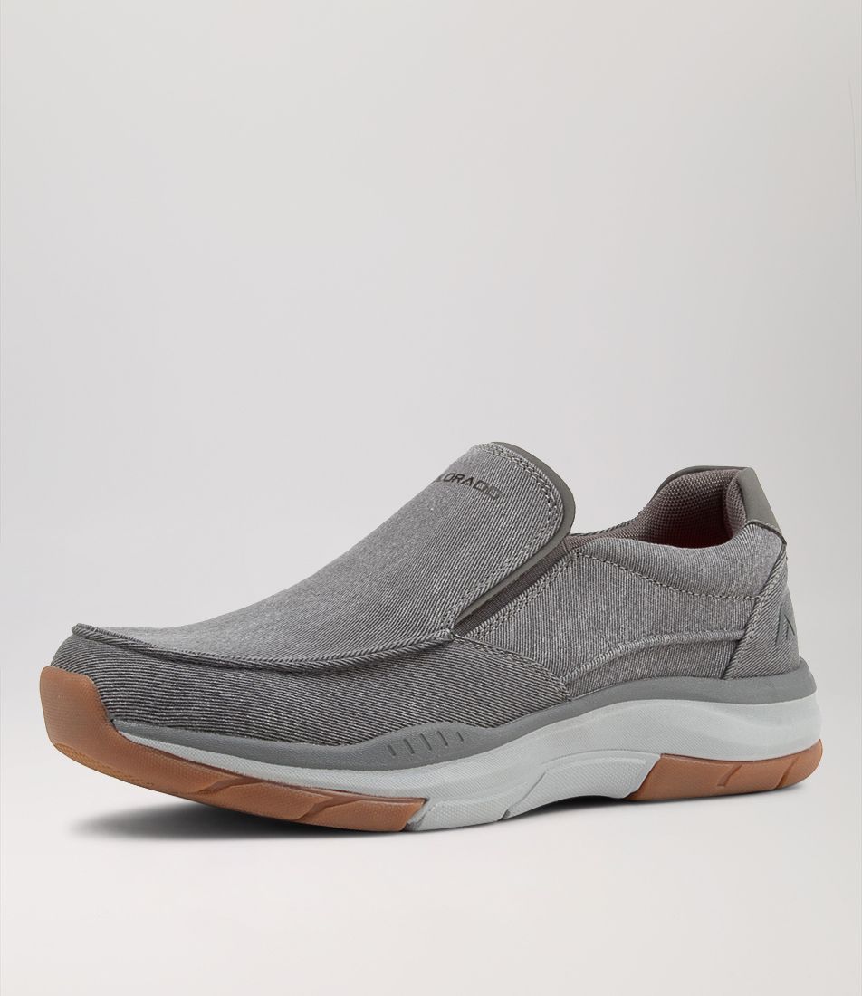 Zibo Grey Canvas Sneakers