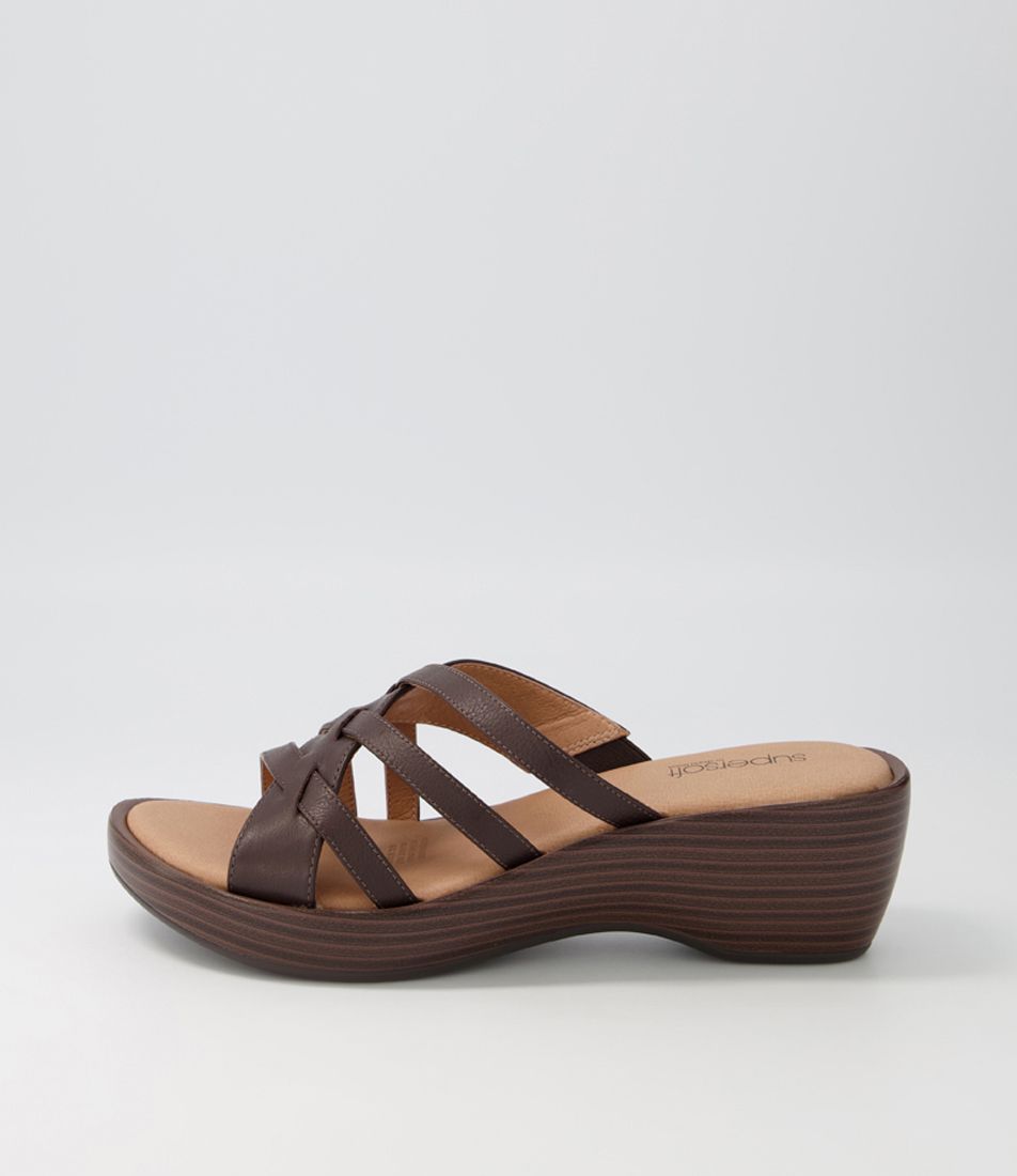 Ballet Choc Leather Sandals