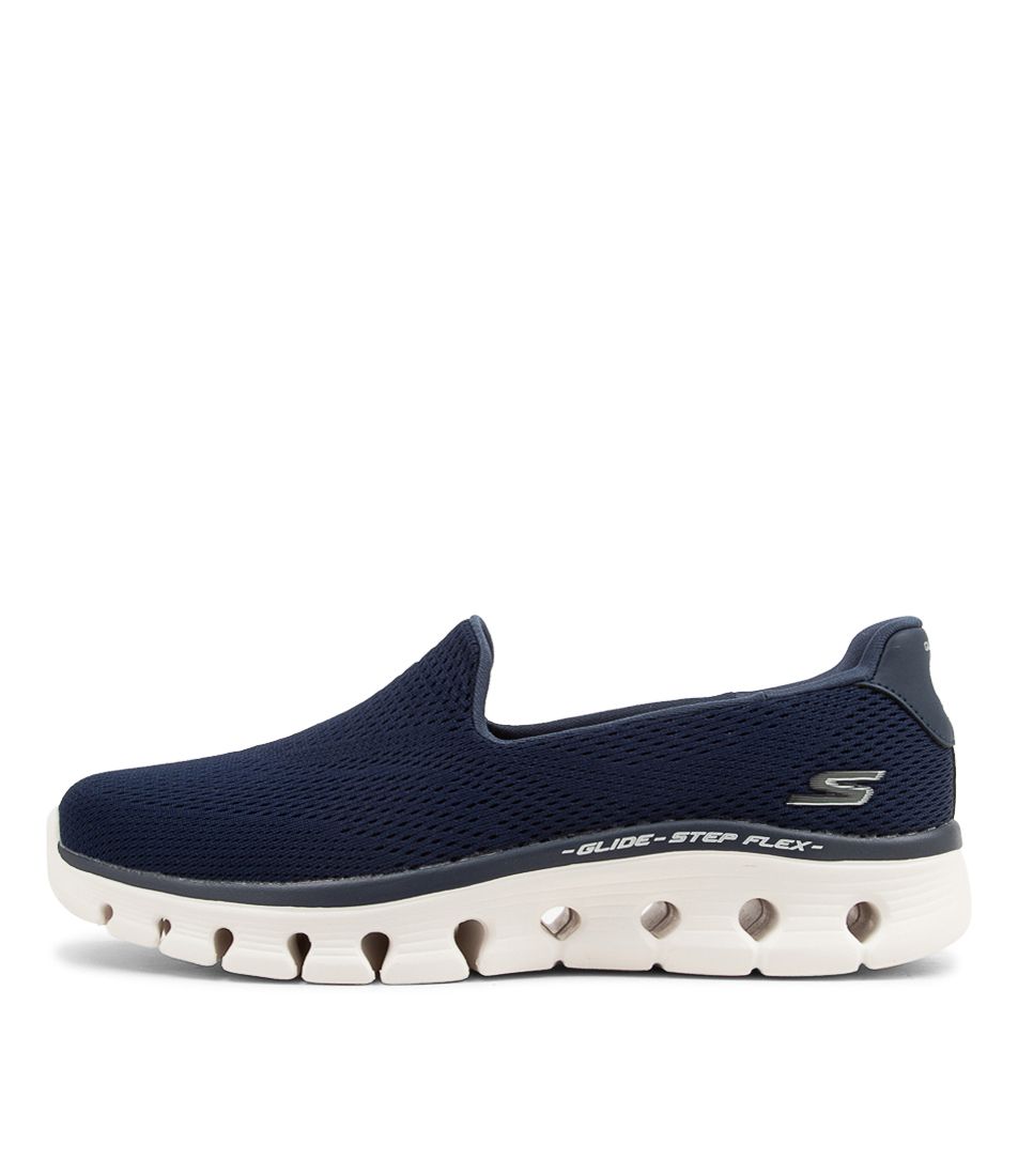Go Walk Glide Navy Mesh Sneakers