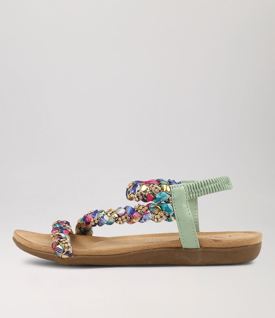 Frazel Sage Multi Sandals