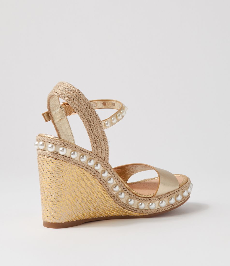 Emmela Pale Gold Multi Sandals