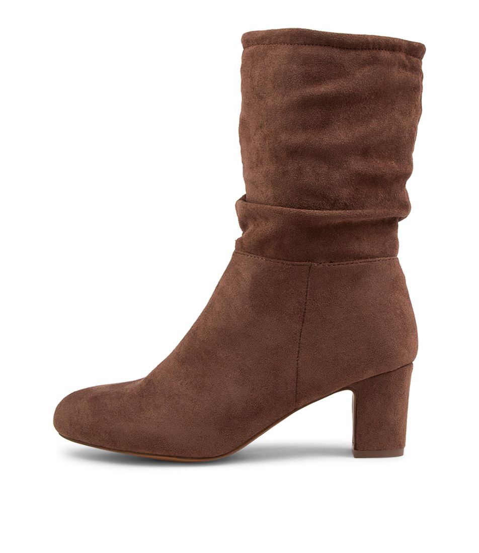 Kenziee Donkey Microsuede Calf Boots