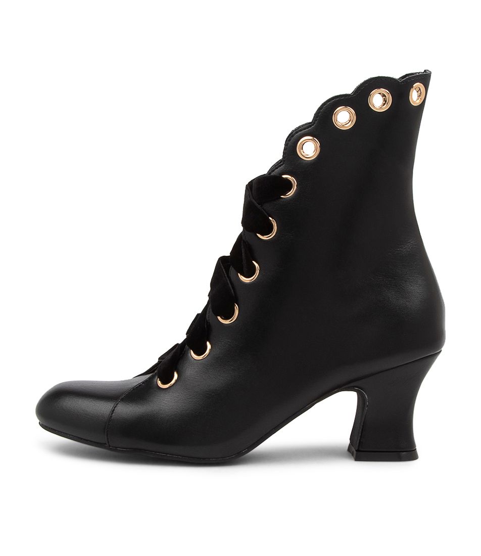 YONITA BLACK DRESS BOOTS