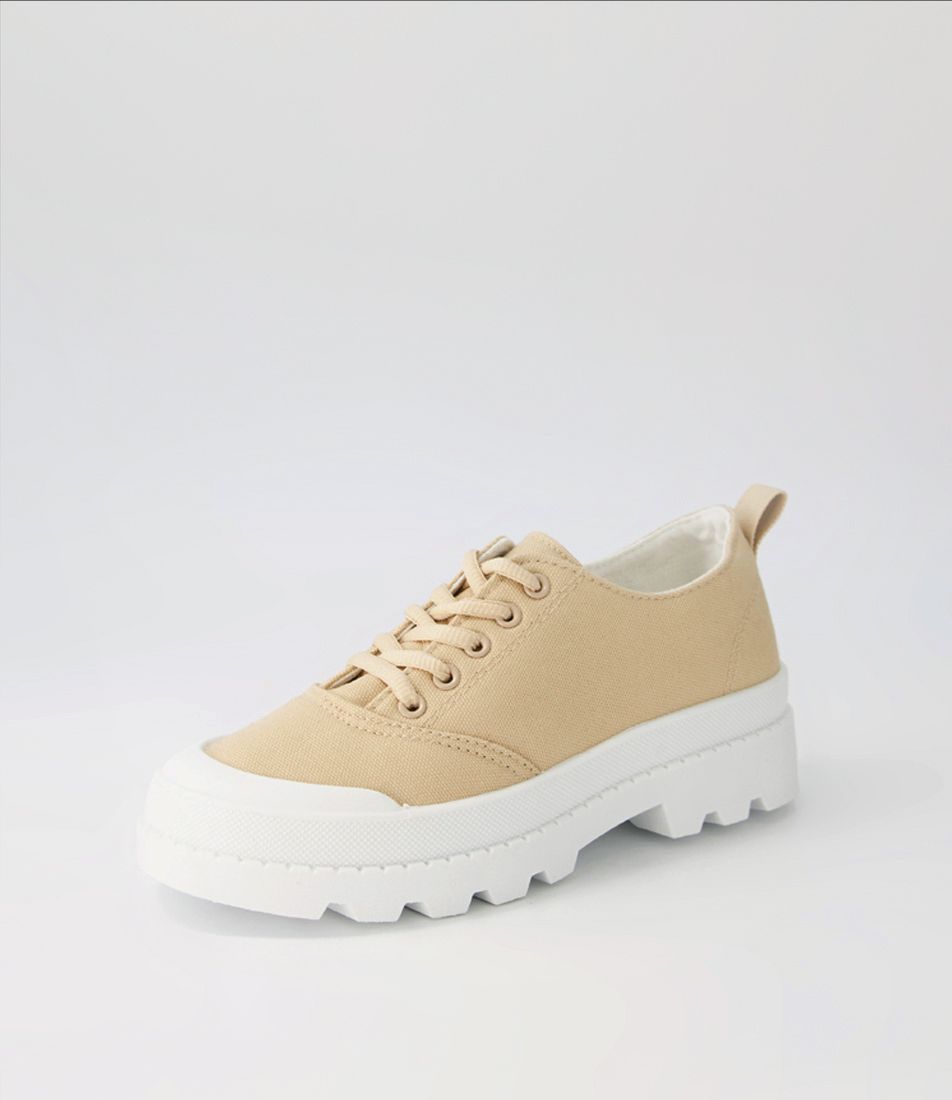 Ilysse Natural Canvas Sneakers