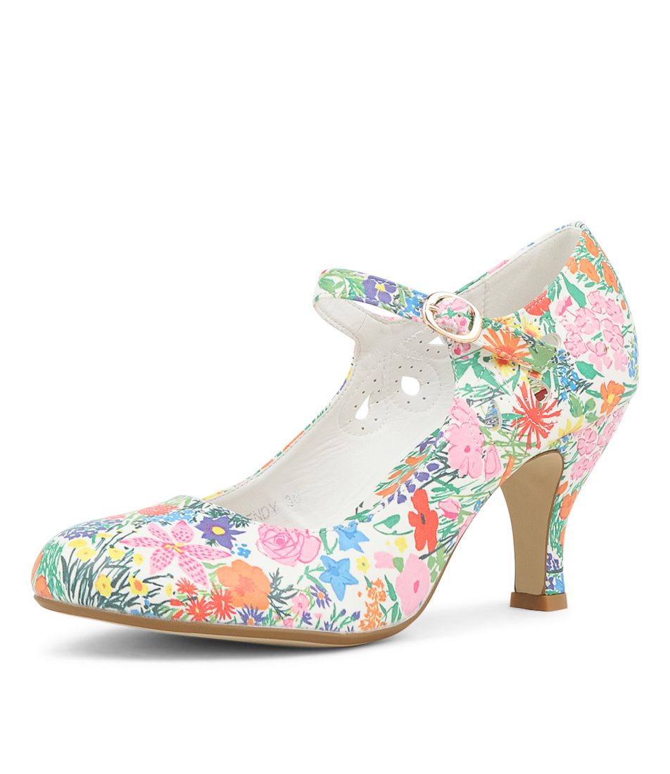 Mendy Bright Arty Mary Jane Heels
