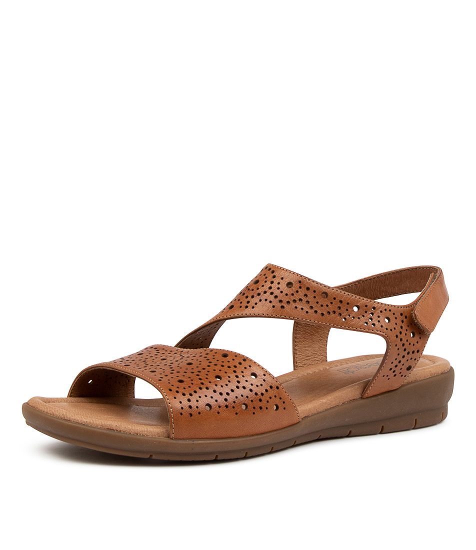 Flander Tan Leather Sandals