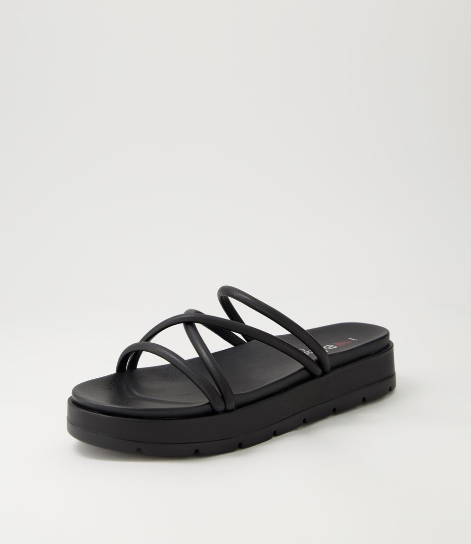 Slivarn Black Sandals