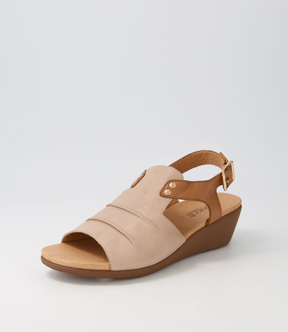 Jarinsely Caf茅 Dark Tan Leather Sandals