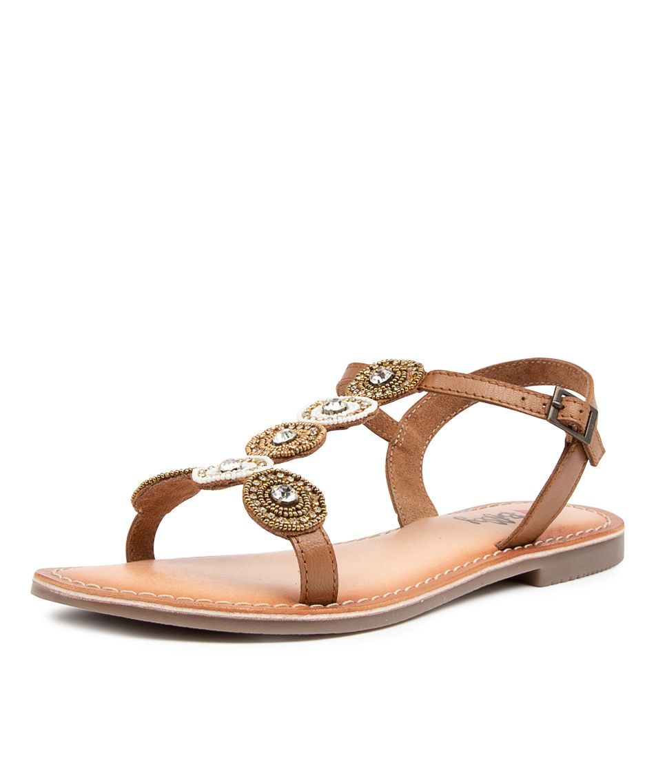 BRIETA TAN MULTI LEATHER