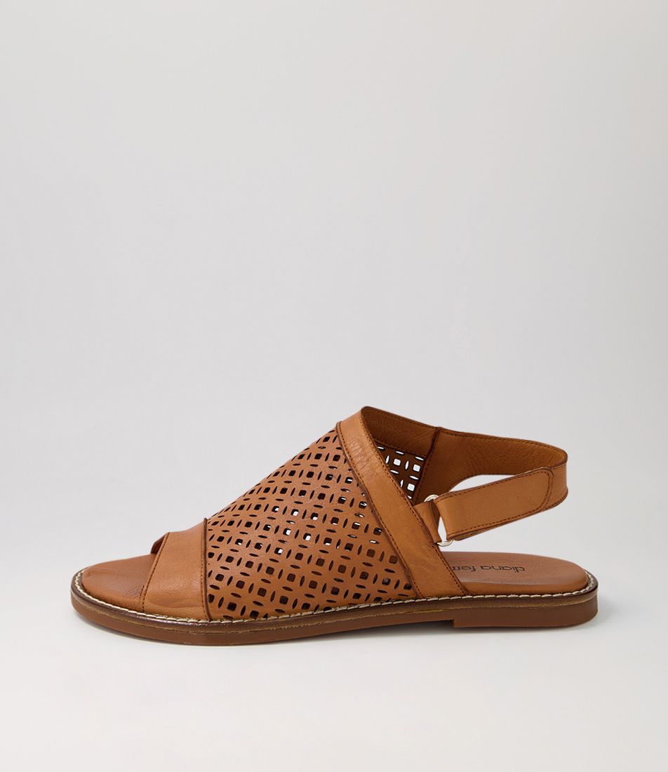 Ladah Tan Leather Sandals