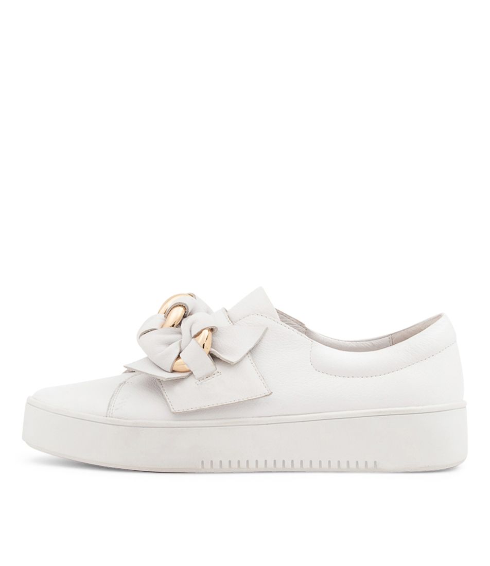 Layyah White Leather Sneakers WS