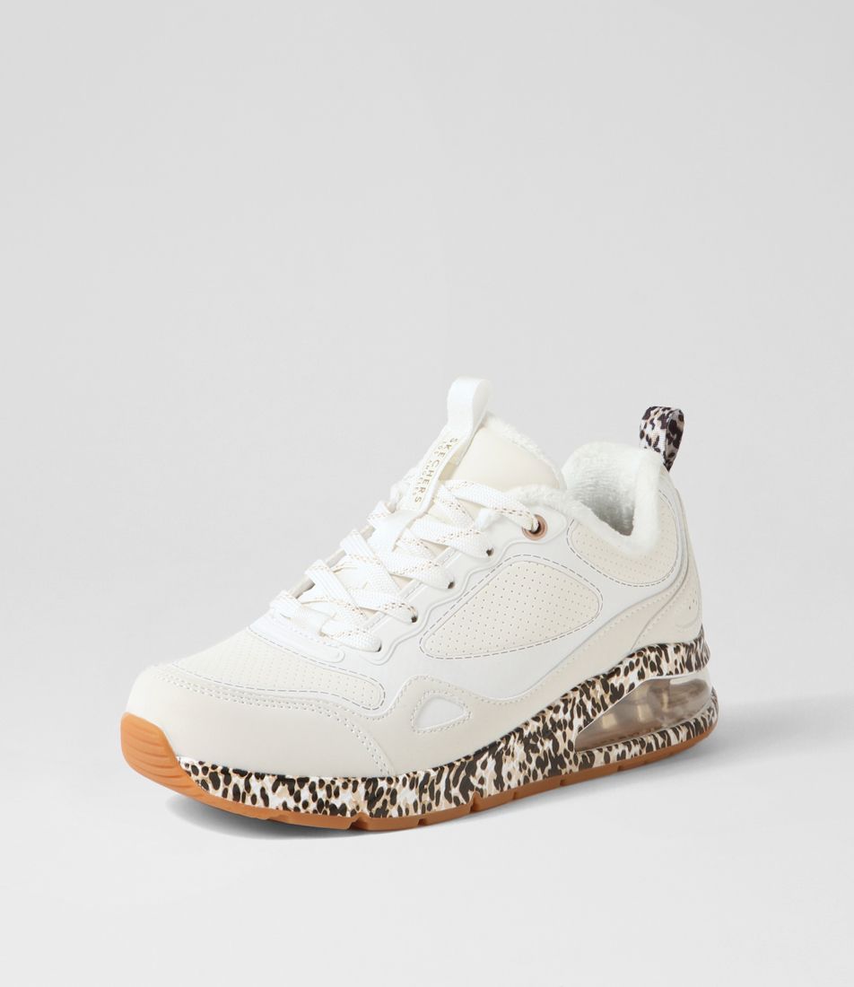 Uno 2 White Leopard Sneakers