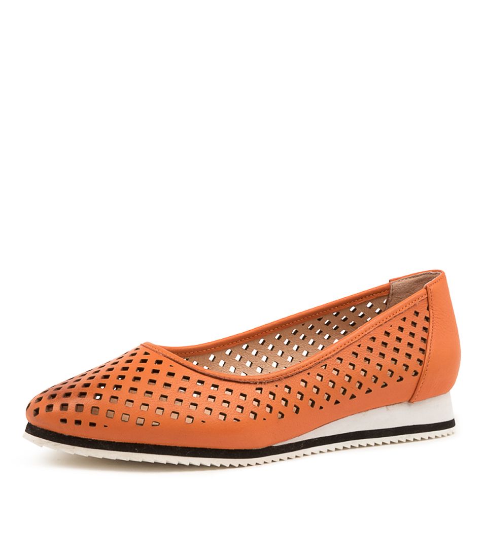 LISSIE BURNT ORANGE-BLACK