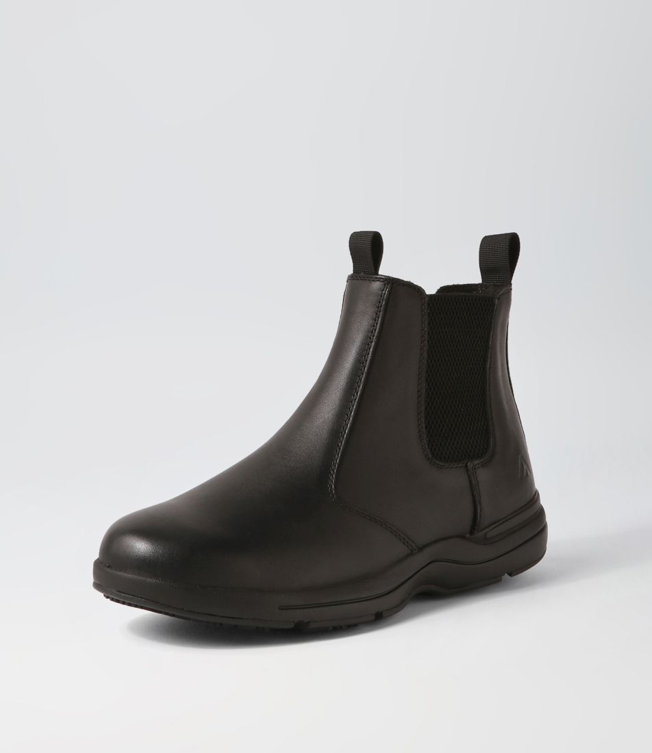 Roller Black CRAZYHORSE LEATHER Chelsea Boots