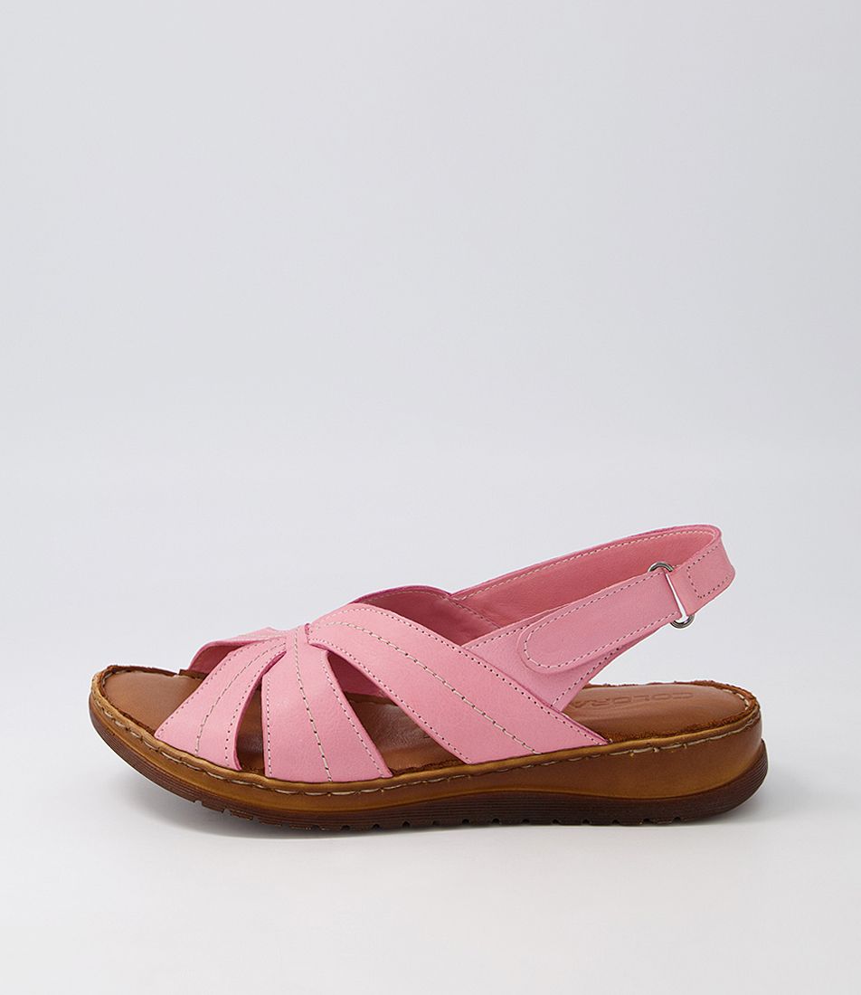 Kaif Rose Leather Sandals
