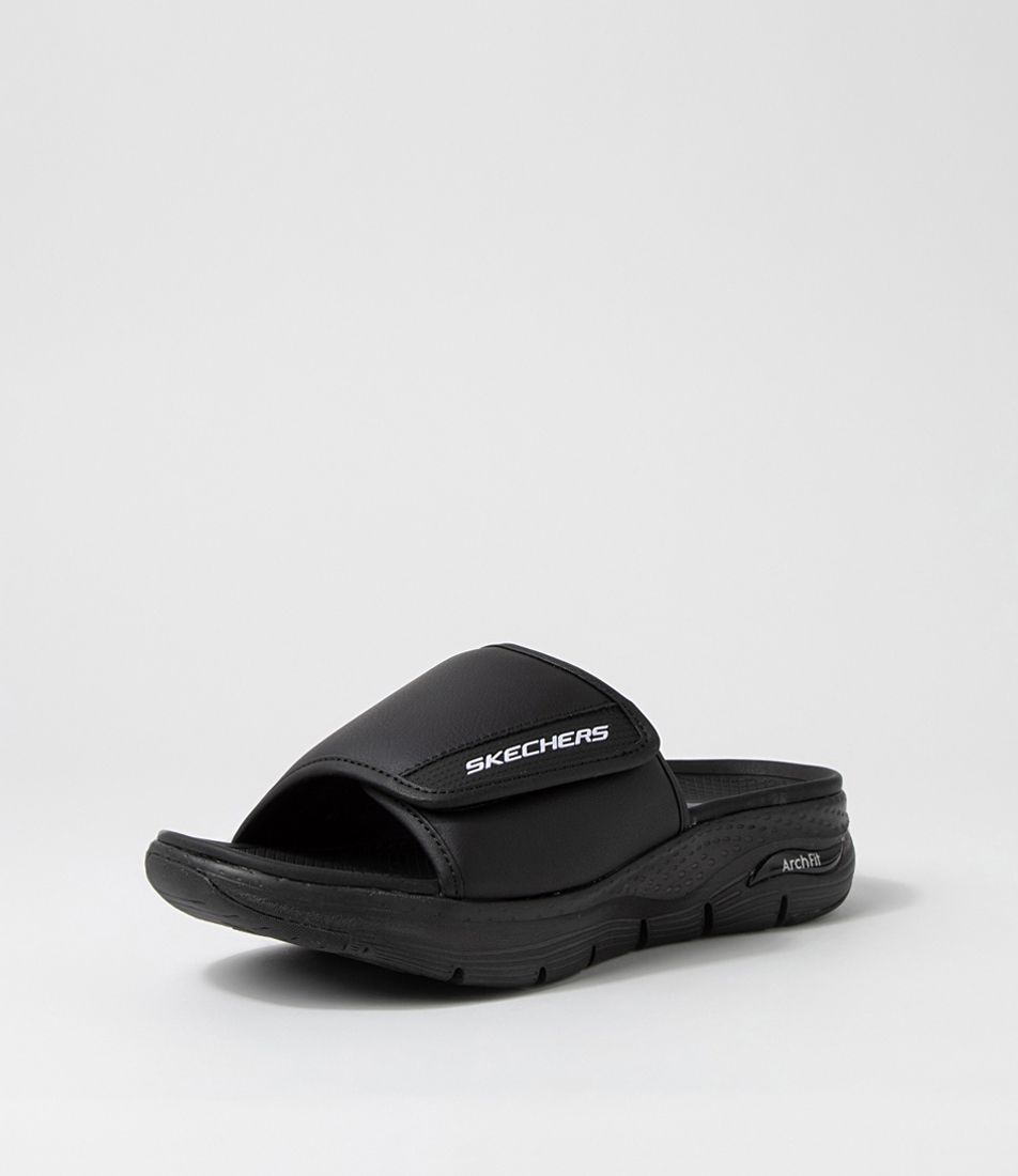 Arch Fit Sandal Black Slides