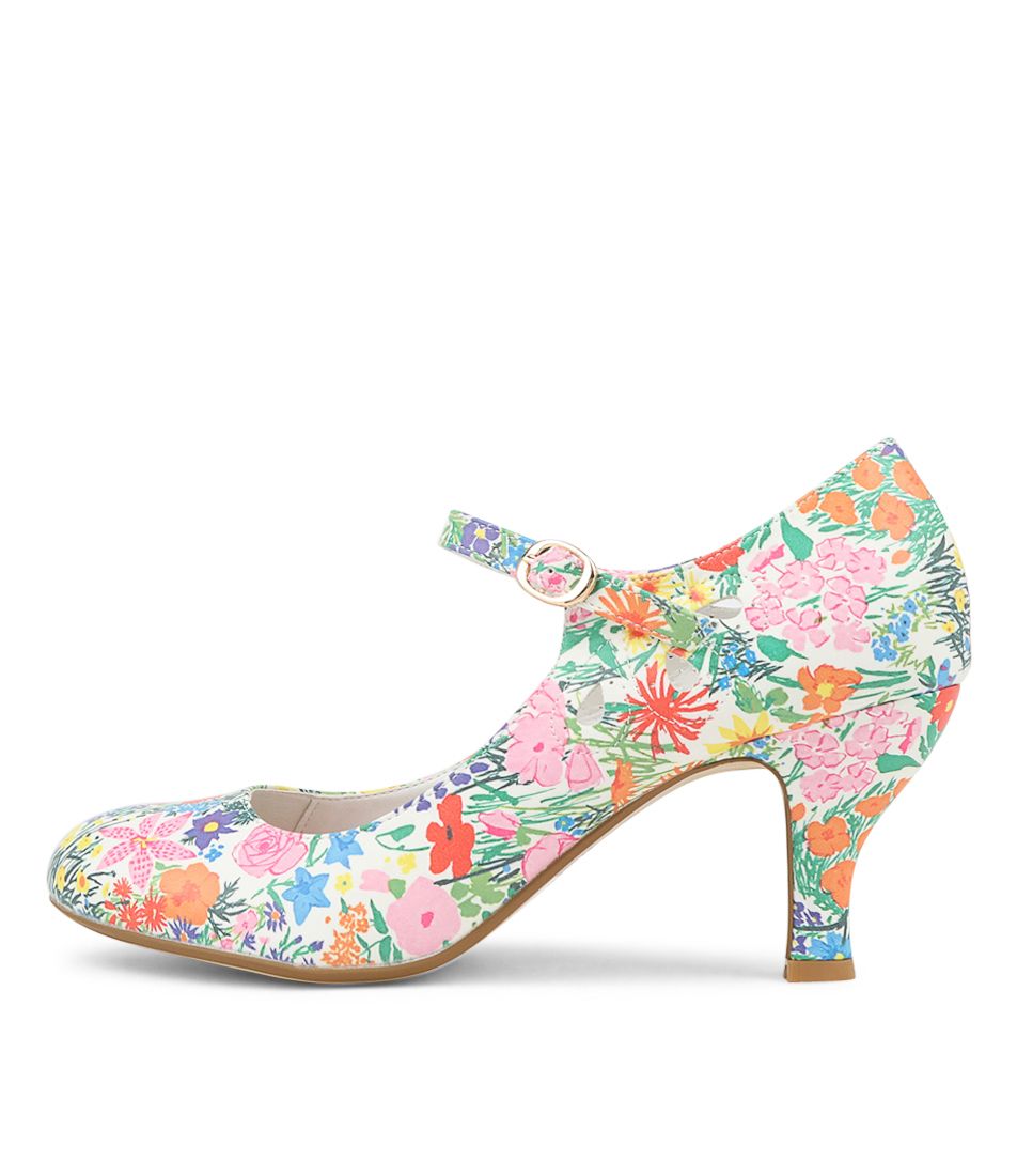Mendy Bright Arty Mary Jane Heels