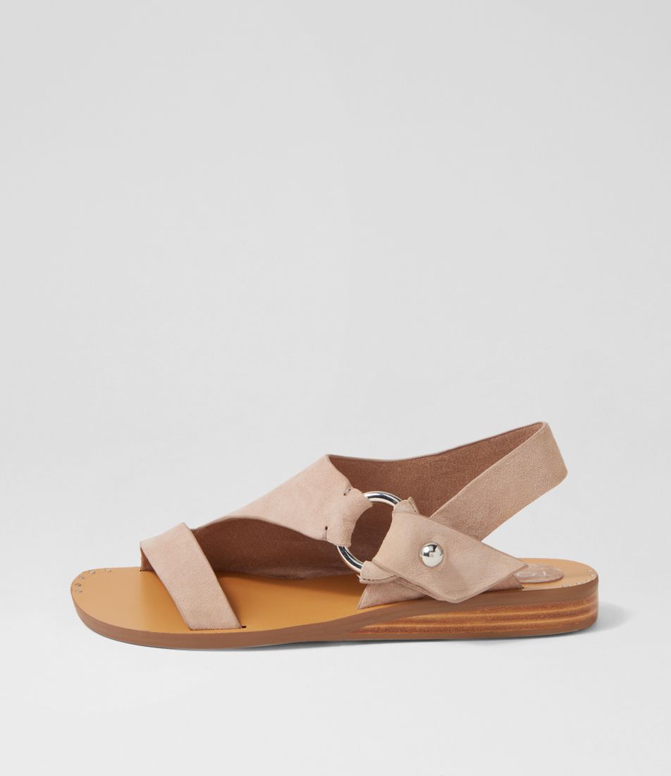 Risa Taupe Suede Sandals