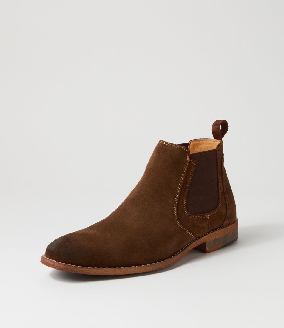 Ethol Walnut Suede Chelsea Boots