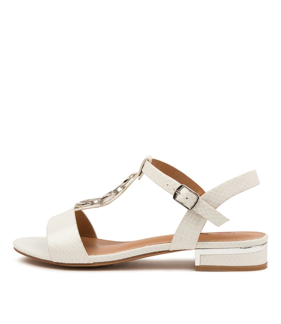 BARLOUR WHITE SNKE SMOOTH