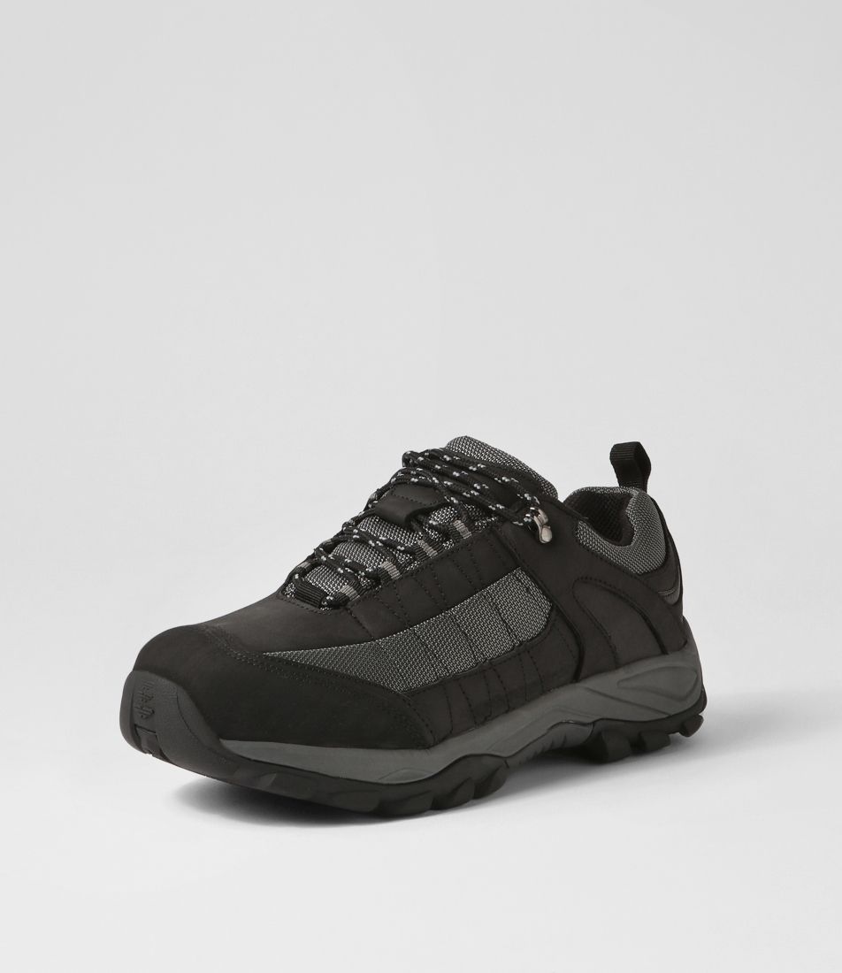 Diran Black Crazyhorse Leather Lace Up Flats